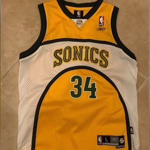 NBA Ray Allen Seattle Super Sonics 34 Jersey
